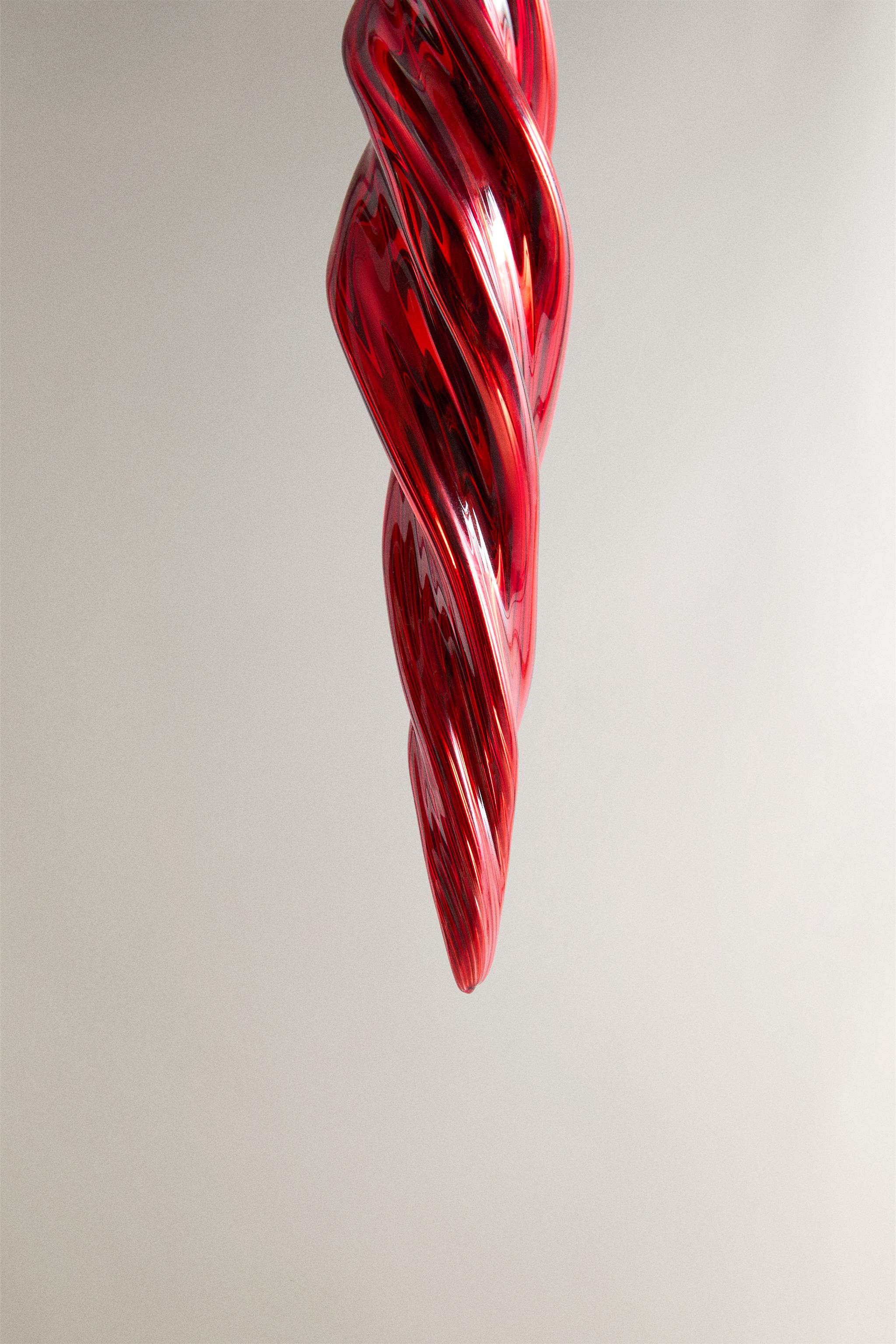 ELONGATED SPIRAL CHRISTMAS TREE ORNAMENT